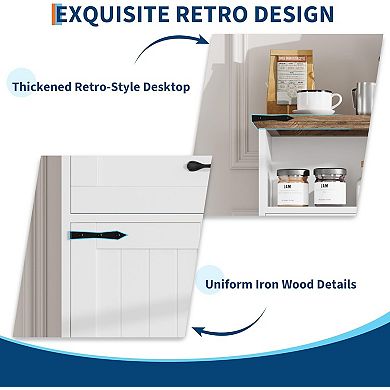 Bathroom Storage Cabinet Set of 2