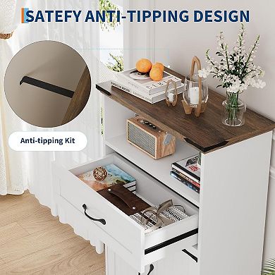 Bathroom Storage Cabinet Set of 2