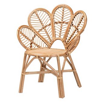 bali & pari Eliava Rattan Flower Accent Chair
