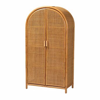 bali & pari Paloma Natural Rattan Storage Cabinet