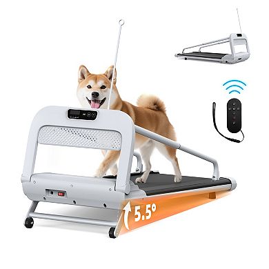 WOW PIONEER 2025 New Quiet Smart Pet Treadmill with Adjustable Speed for Small Medium Dogs