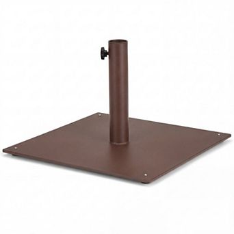 20 in Patio Umbrella Base Stand with 4 Adjustable Footpads