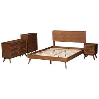 Baxton Studio Demeter 4 pc Bedroom Furniture Set