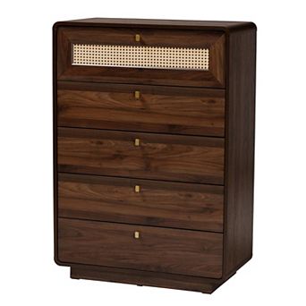 Baxton Studio Jenibelle 5-Drawer Chest