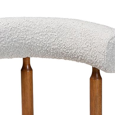 Baxton Studio Edric Upholstered Dining Chair 2-Piece Set