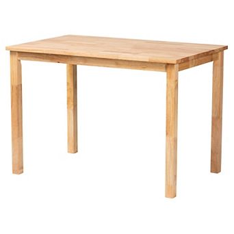 Baxton Studio Eveline 43-inch Rectangular Dining Table