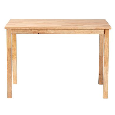 Baxton Studio Eveline 43-inch Rectangular Dining Table