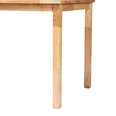 Baxton Studio Eveline 43-inch Rectangular Dining Table