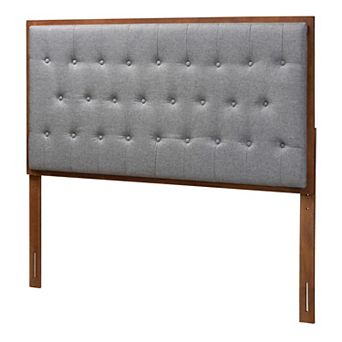 Baxton Studio Upholstered Tufted Harumi King Headboard