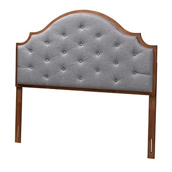 Baxton Studio Premala Upholstered Tufted King Headboard