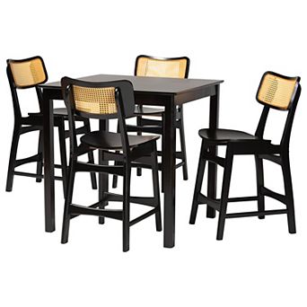 Baxton Studio Tafari 5 pc Pub Set