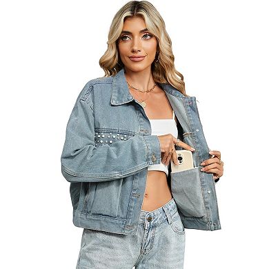Women's Pearl Denim Jacket