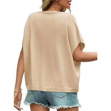 Women's Sleeveless V-Neck Knit Cardigan Casual Open Front Sweater Coat