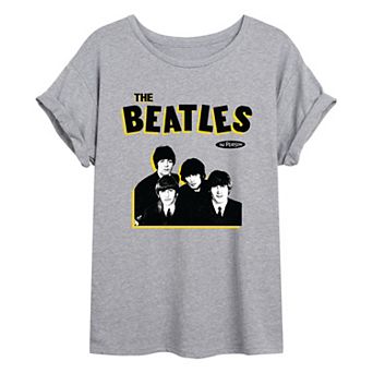 Juniors' The Beatles 1965 in Person Oversized Tee