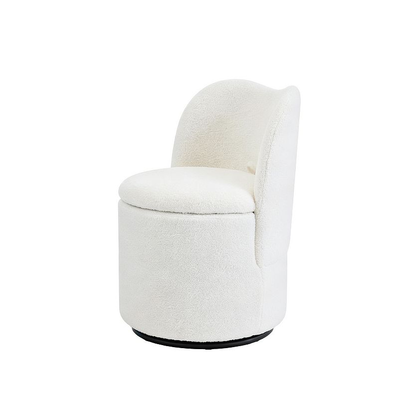 grey chair for dressing table Vanity with Storage Swivel Makeup Chair Stool with Back Bedroom Vanity cloak costume cosplay