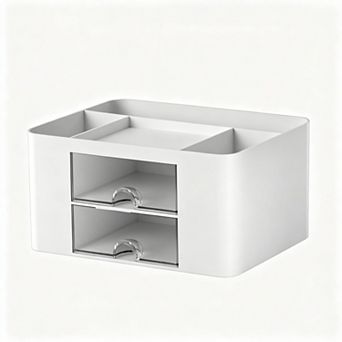 5 Slot Dual Drawer Pen Holder