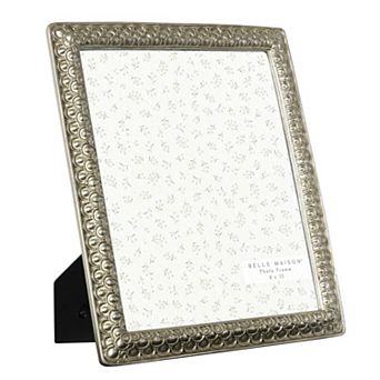 Belle Maison Silver Finish Ornate 8x10 Photo Frame