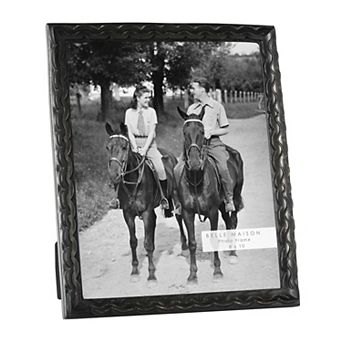 Belle Maison Black Embossed 8x10 Photo Frame