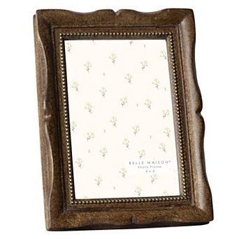 Belle Maison Dark Brown Ornate 4x6 Photo Frame