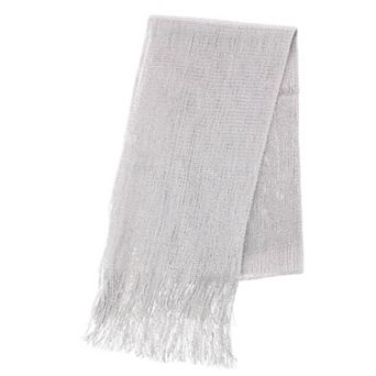 CTM Women's Shimmering Fringe Evening Shawl Scarf