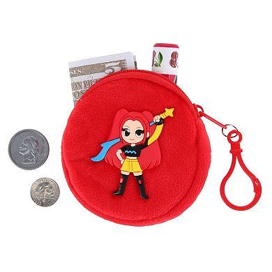 CTM Kid's KPOP Demon Hunters Felt Coin Purse & Bag Charm