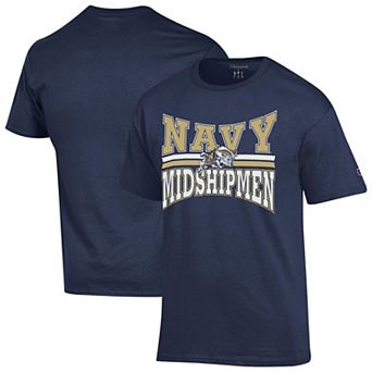 Men's Champion Navy Navy Midshipmen Team Zoom T-Shirt