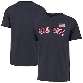 Men's '47 Navy Boston Red Sox Heritage U.S. Flag T-Shirt