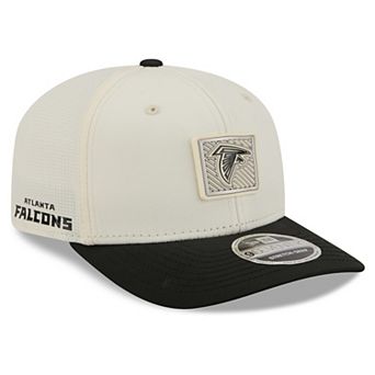 Men's New Era Cream/Black Atlanta Falcons 2026 NFL Training Camp 9SEVENTY Adjustable Hat