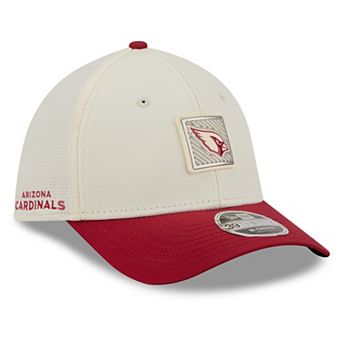Men's New Era Cream/Cardinal Arizona Cardinals 2026 NFL Training Camp 39THIRTY Flex Hat