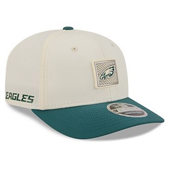 Men's New Era Cream/Midnight Green Philadelphia Eagles 2026 NFL Training Camp 9SEVENTY Adjustable Hat