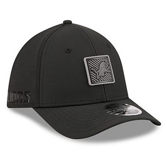 Men's New Era Black Detroit Lions 2026 NFL Training Camp 39THIRTY Flex Hat