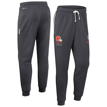 Men's Nike Charcoal Cleveland Browns Sideline Standard Issue Dri-FIT Taper Pants