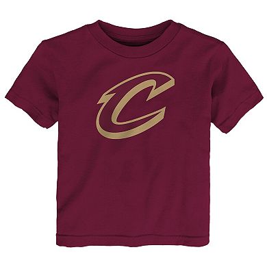 Infant Outerstuff Wine Cleveland Cavaliers Primary Logo T-Shirt