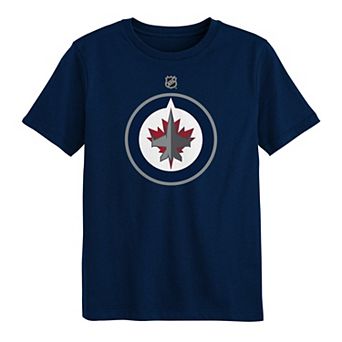 Preschool Outerstuff Navy Winnipeg Jets Primary Logo T-Shirt