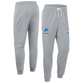 Men's Nike Gray Detroit Lions Sideline Standard Issue Touchback Kick Dri-FIT Taper Pants