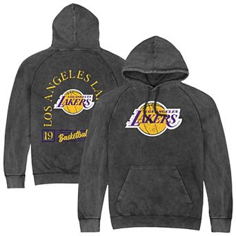 Unisex Stadium Essentials Black Los Angeles Lakers Laylow Vintage Hoodie