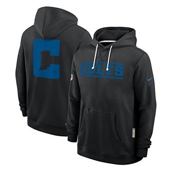 Men's Nike Black Indianapolis Colts Standard Issue Replay Officials Alternate Dri-FIT Hoodie