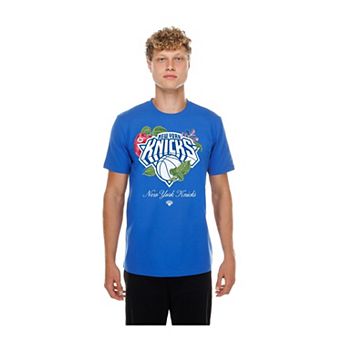 Men's New Era Blue New York Knicks Lifestyle Capsule Floral Fruit T-Shirt