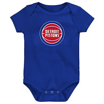 Newborn Outerstuff Blue Detroit Pistons Primary Logo Creeper