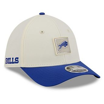 Men's New Era Cream/Royal Buffalo Bills 2026 NFL Training Camp 39THIRTY Flex Hat