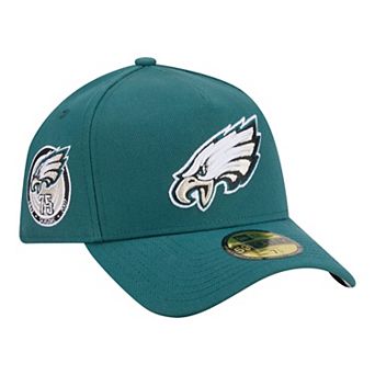 Men's New Era Midnight Green Philadelphia Eagles A-Frame 59FORTY Fitted Hat