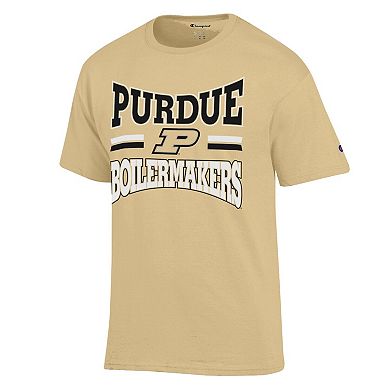 Men's Champion Gold Purdue Boilermakers Team Zoom T-Shirt