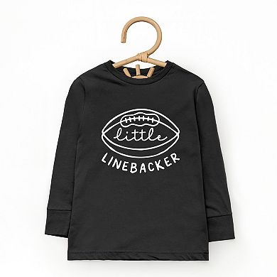 Little Linebacker - Toddler Long Sleeve Graphic Tee