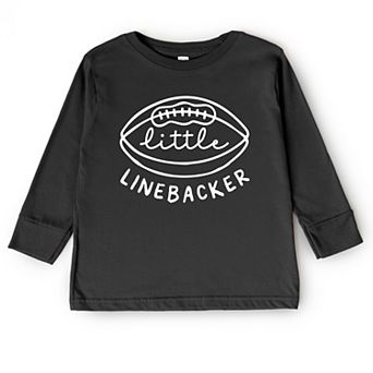 Little Linebacker - Toddler Long Sleeve Graphic Tee