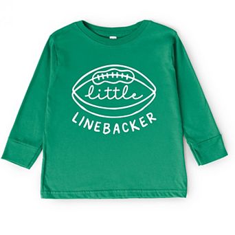 Little Linebacker - Toddler Long Sleeve Graphic Tee