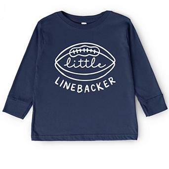 Little Linebacker - Toddler Long Sleeve Graphic Tee