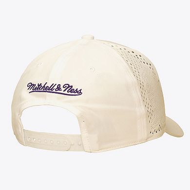 Men's Mitchell & Ness Cream Los Angeles Lakers Perfect Lightweight Pro Crown Snapback Hat