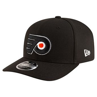 Men's New Era Black Philadelphia Flyers 9SEVENTY COOLERA Adjustable Hat
