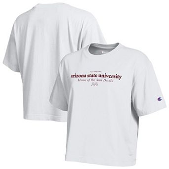 Women's Champion White Arizona State Sun Devils Home Wordmark T-Shirt