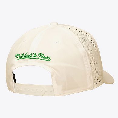 Men's Mitchell & Ness Cream Boston Celtics Perfect Lightweight Pro Crown Snapback Hat